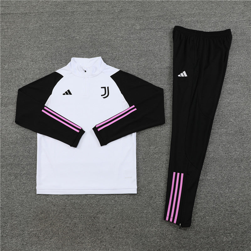 Juventus 23-24 White Tracksuit - Image 3