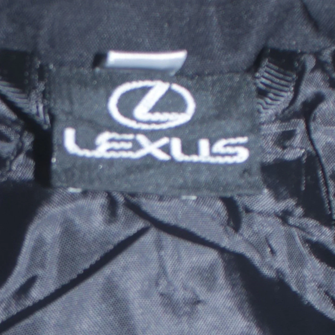 Lexus Black Nascar Jacket Men's Large Embroidered Logos Zip Front Pockets Bomber Outerwear - Image 7