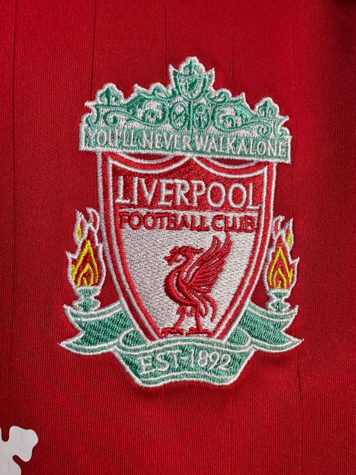 Liverpool 2006-2008 Long Sleeve Home Retro Jersey - Image 3