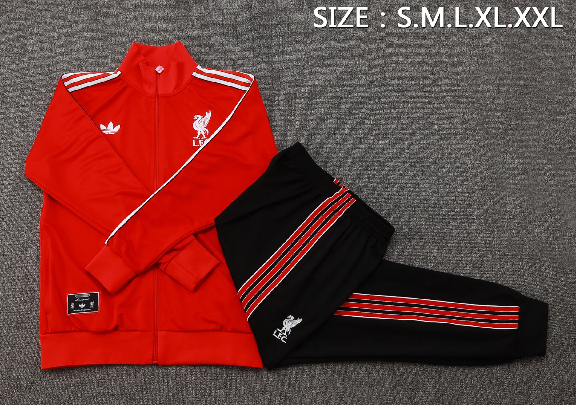 Liverpool FC 2027 Red Tracksuit Terrace Icons - Image 2
