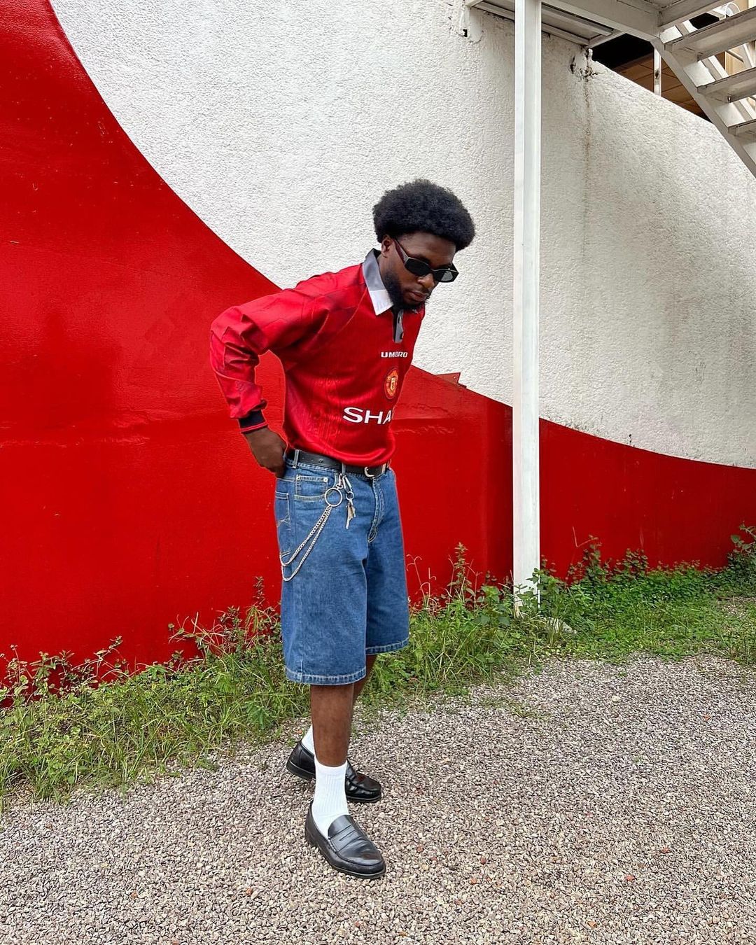 MAN UNITED 1996 HOME long sleeves - Image 3