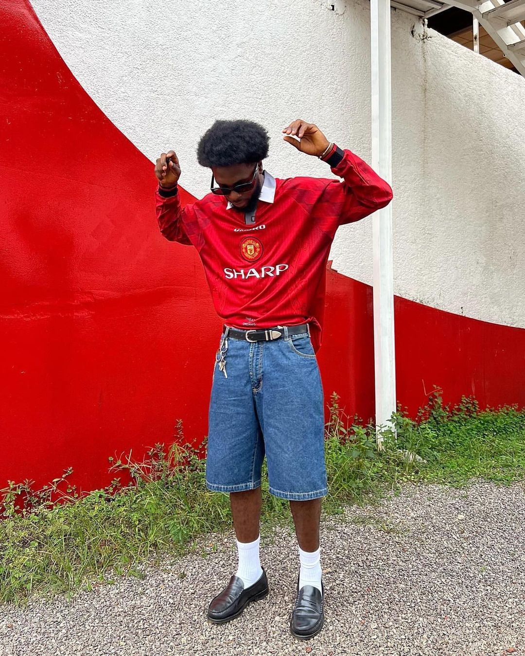 MAN UNITED 1996 HOME long sleeves - Image 5