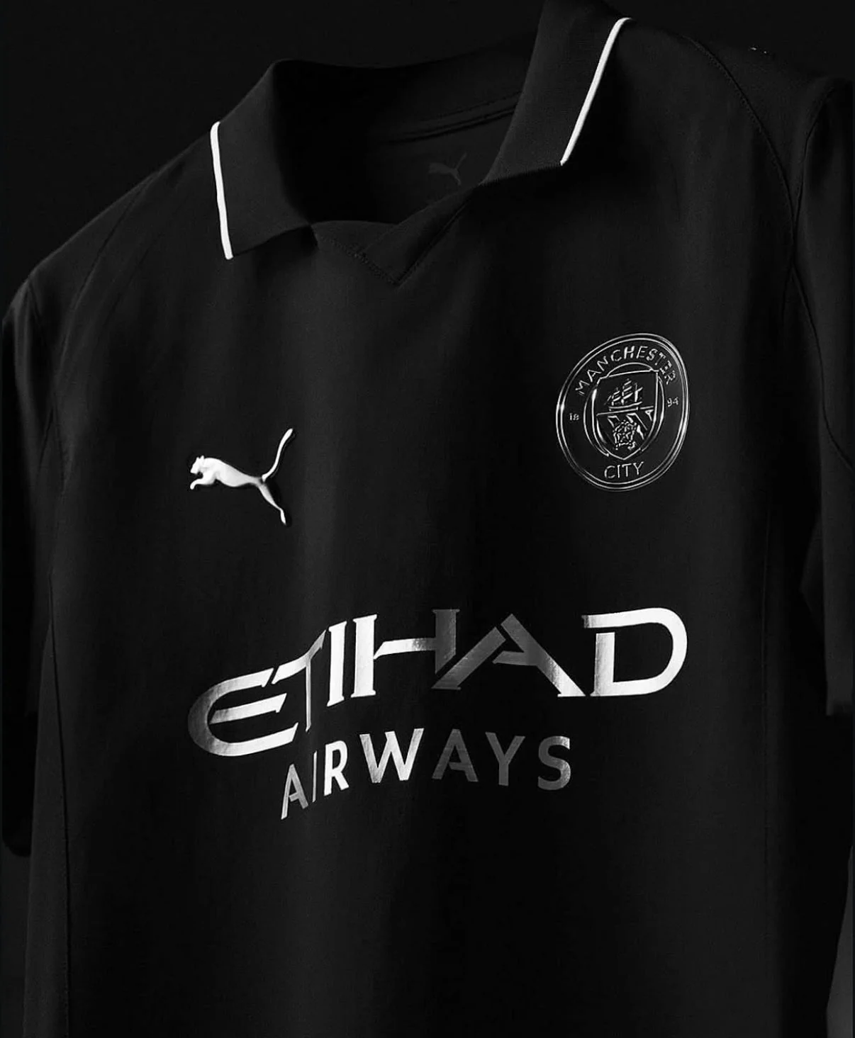 Manchester City 2025/2026 Black Away Jersey - Image 3