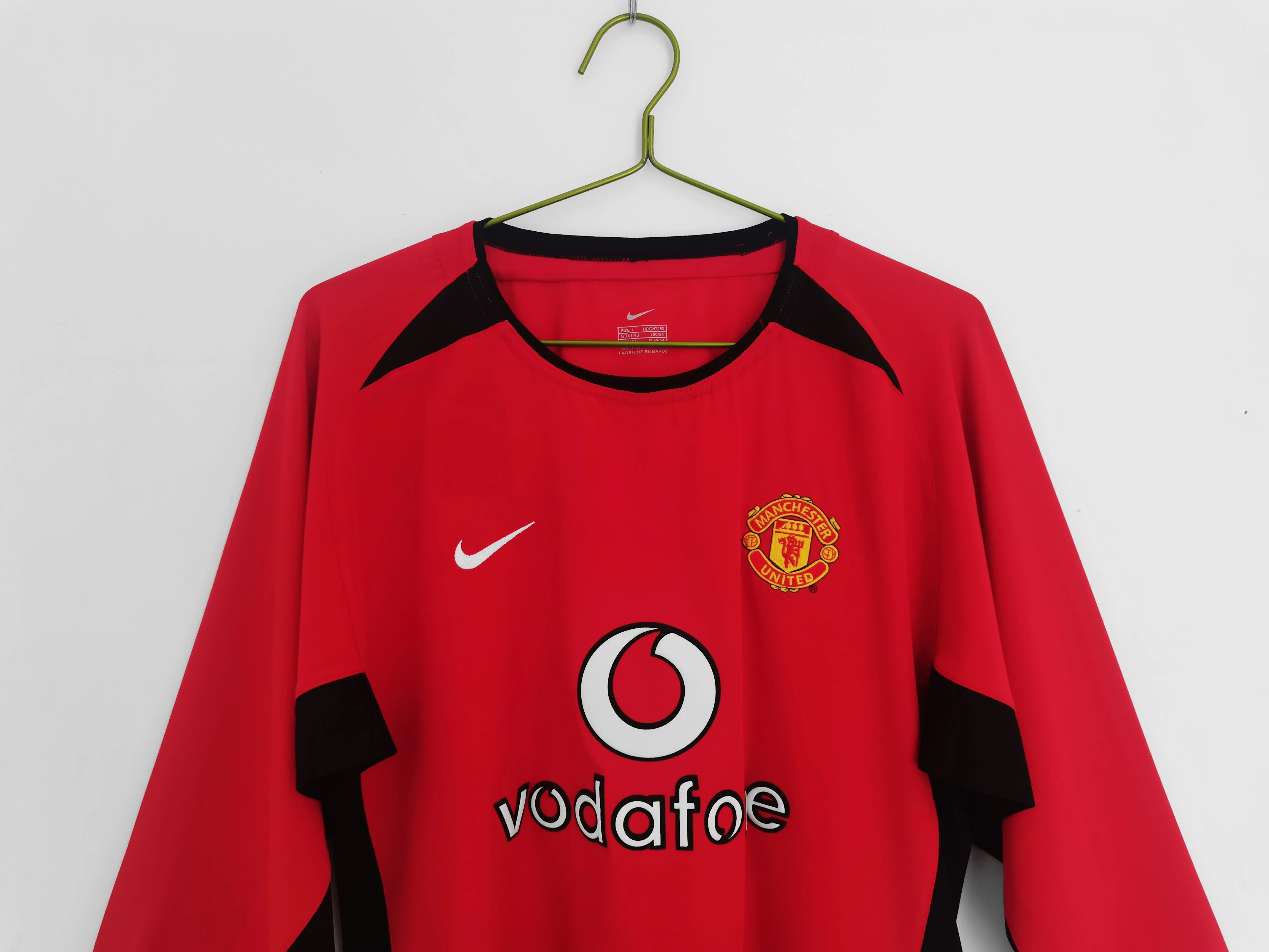 Manchester United 2003-2004 Long Sleeve Home Kit - Image 2