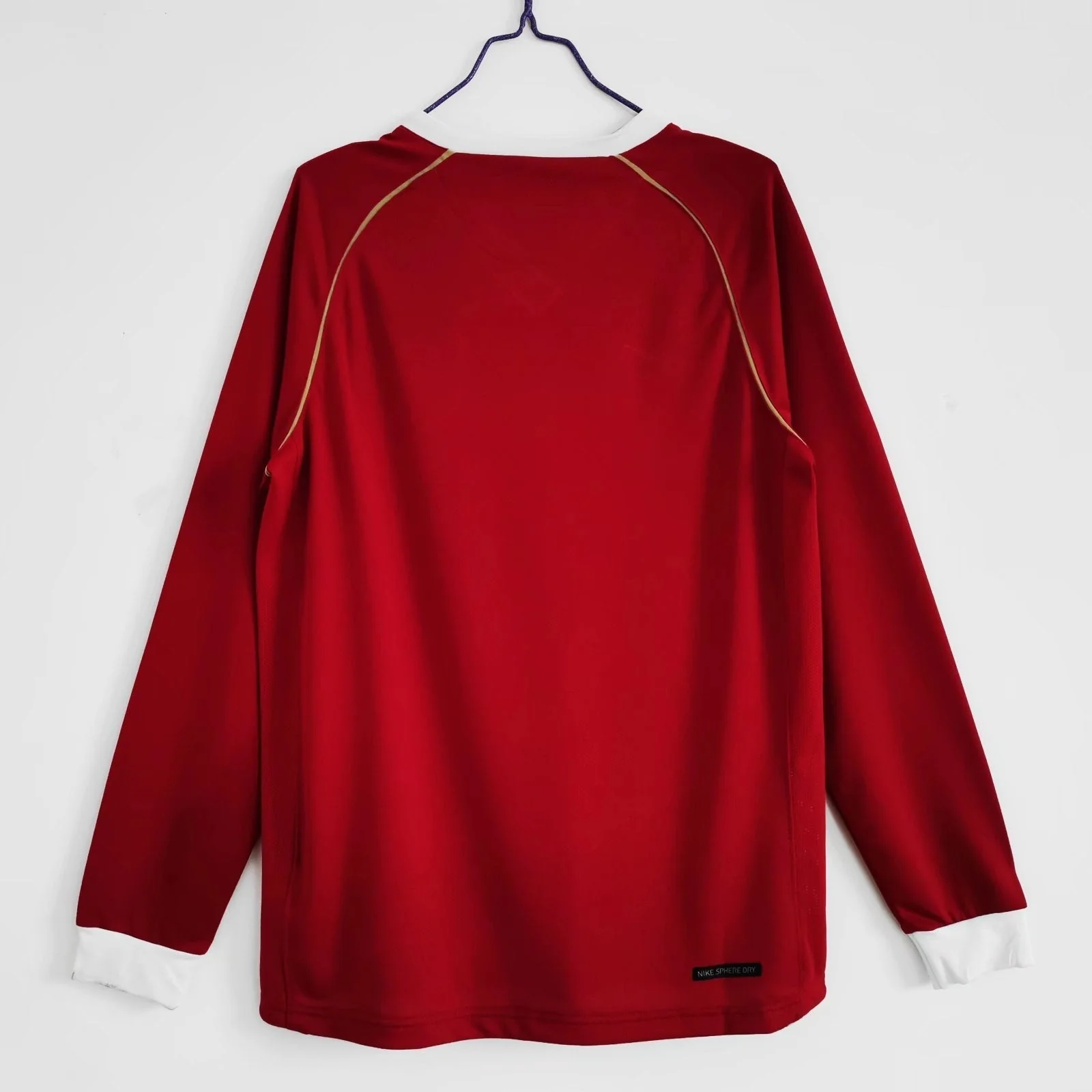 Manchester United 2006-2007 Long Sleeve Home Kit - Image 4