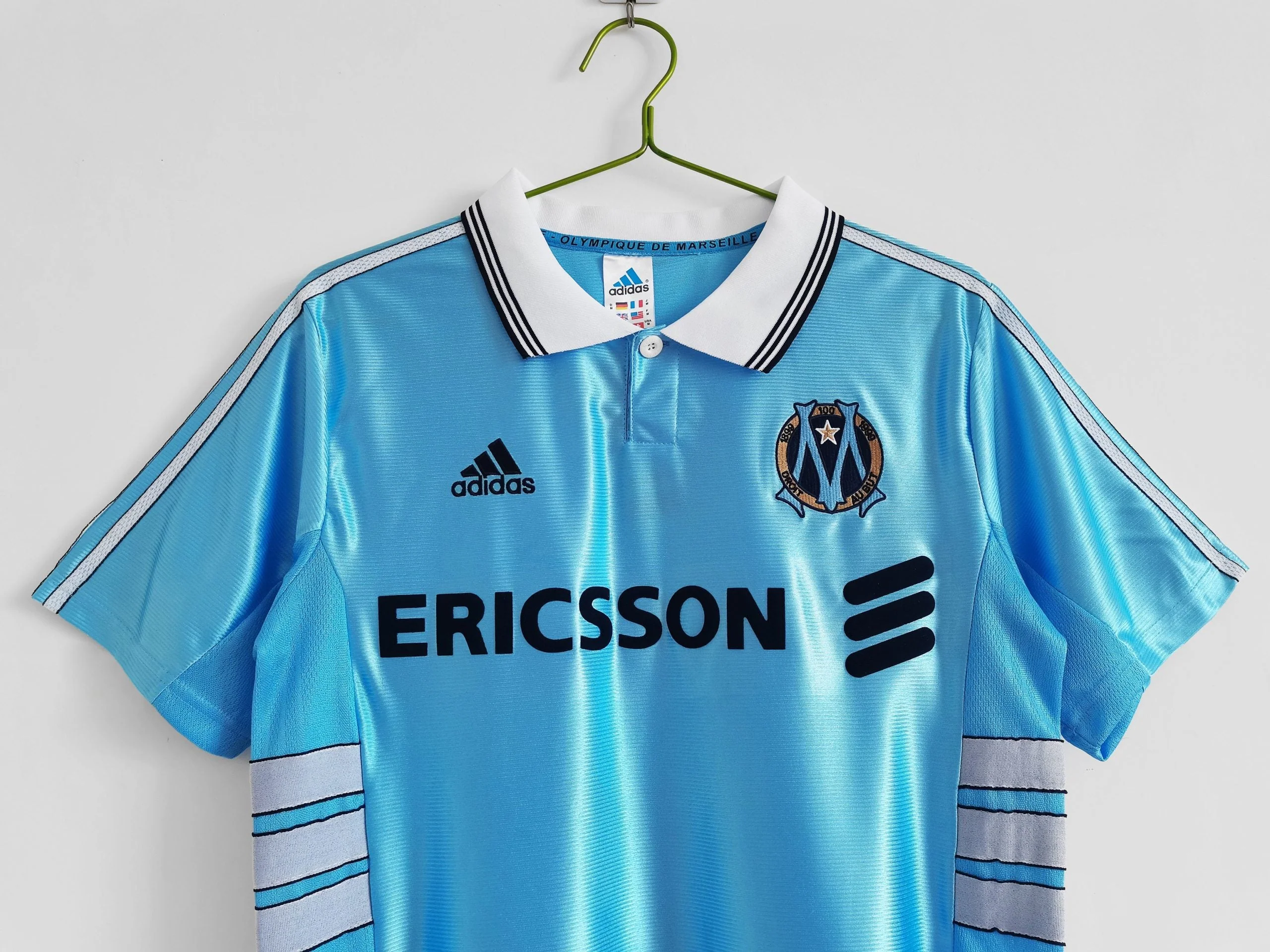 Marseille Away retro Jersey 1998/1999 - Image 3