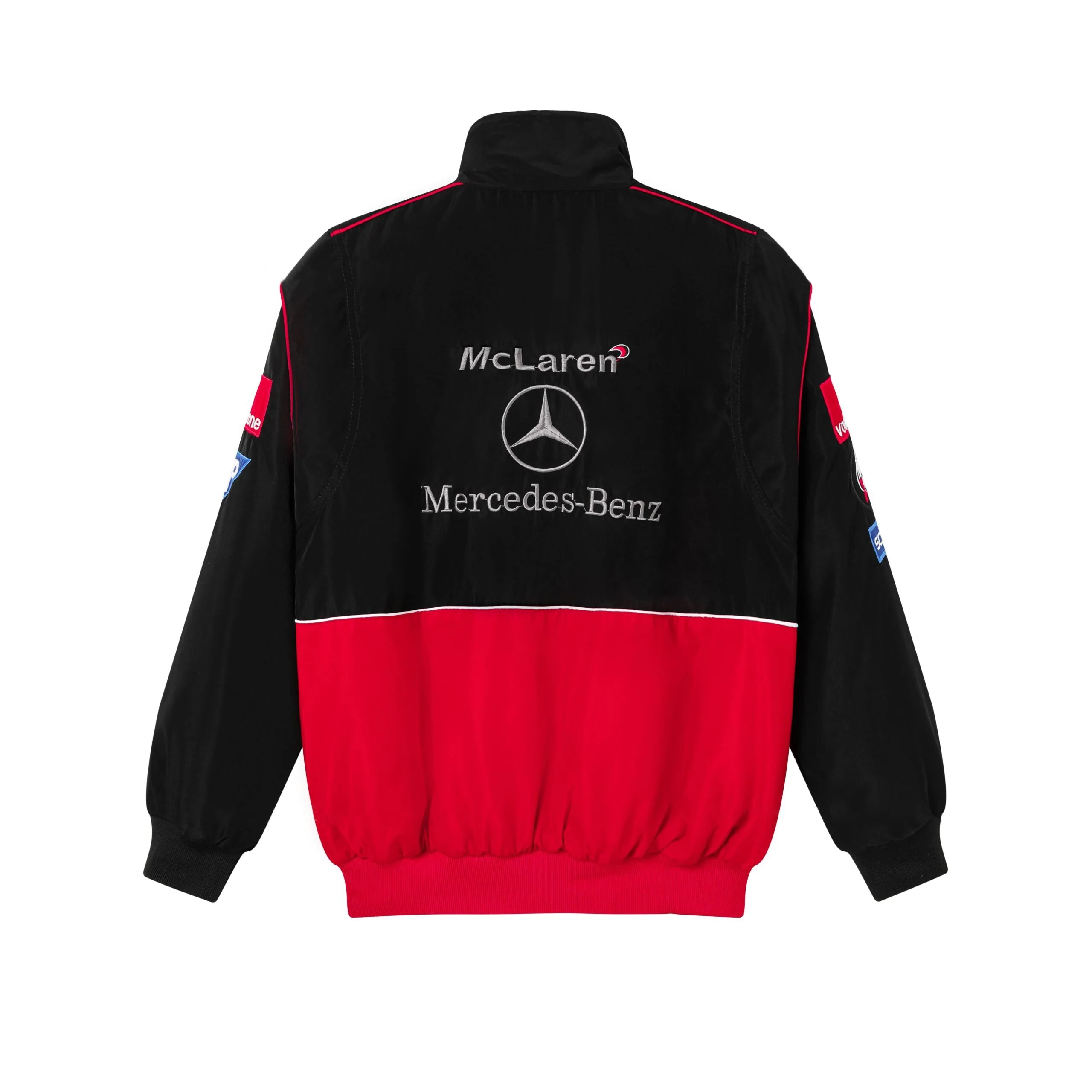 McLaren F1 Racing Team Jacket – Vodafone Mercedes Motorsport Zip-Up Coat - Image 4