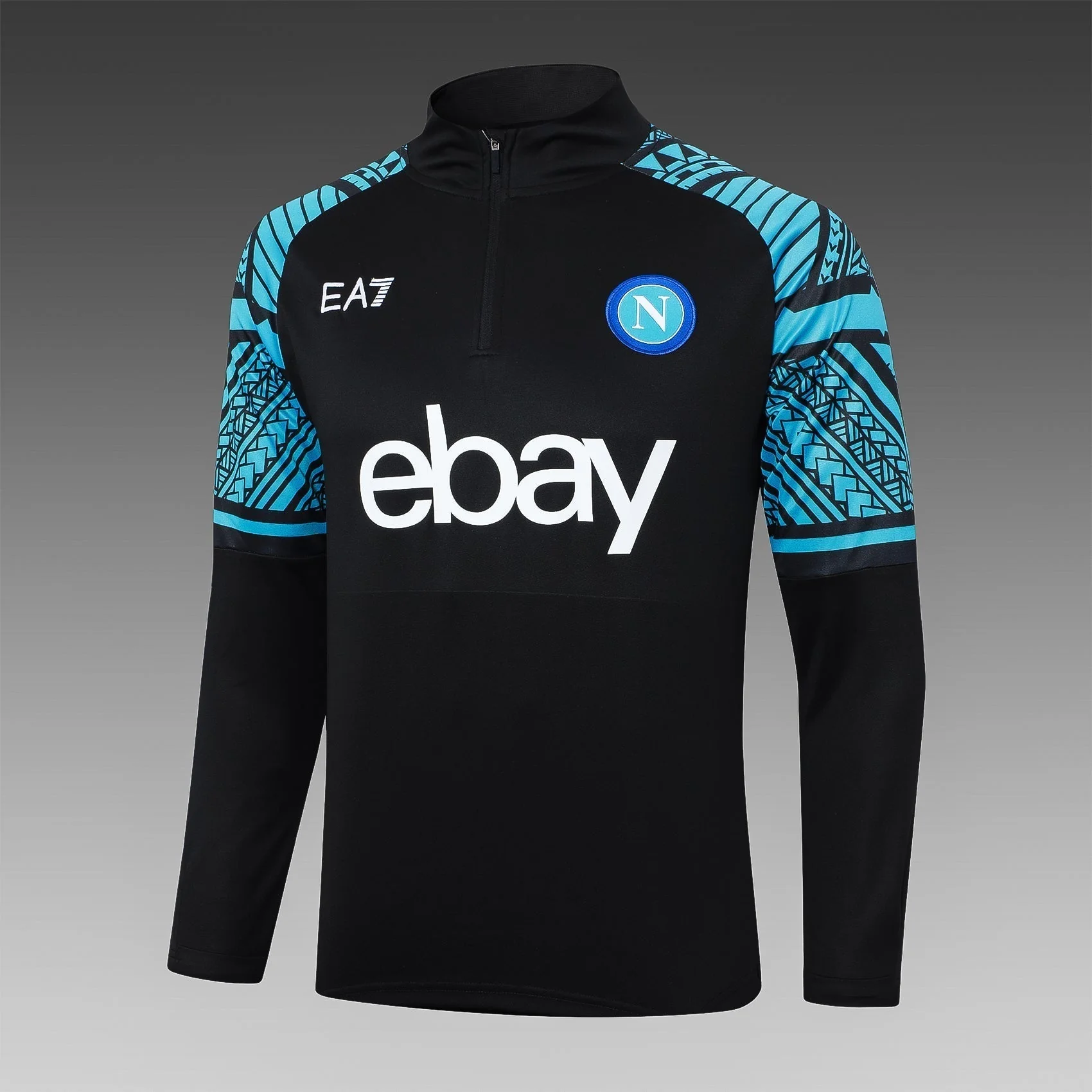 Napoli 23-24 Black Tracksuit - Image 3