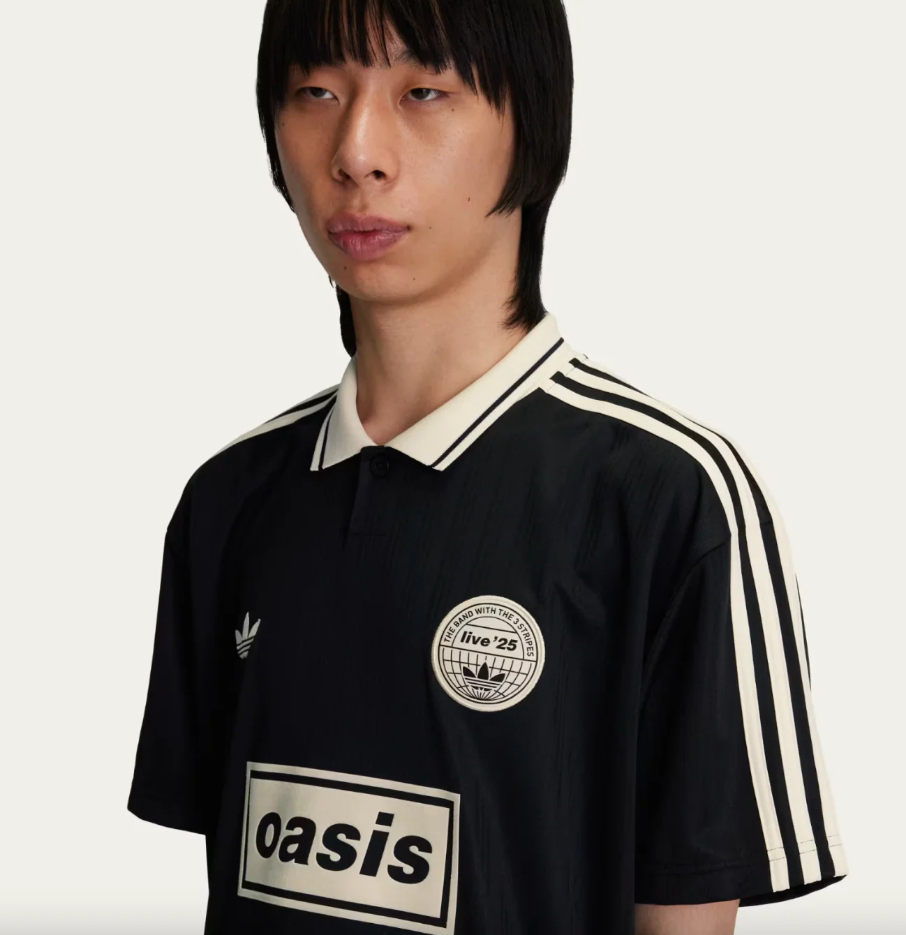Oasis x Adidas Jersey Black - Image 3