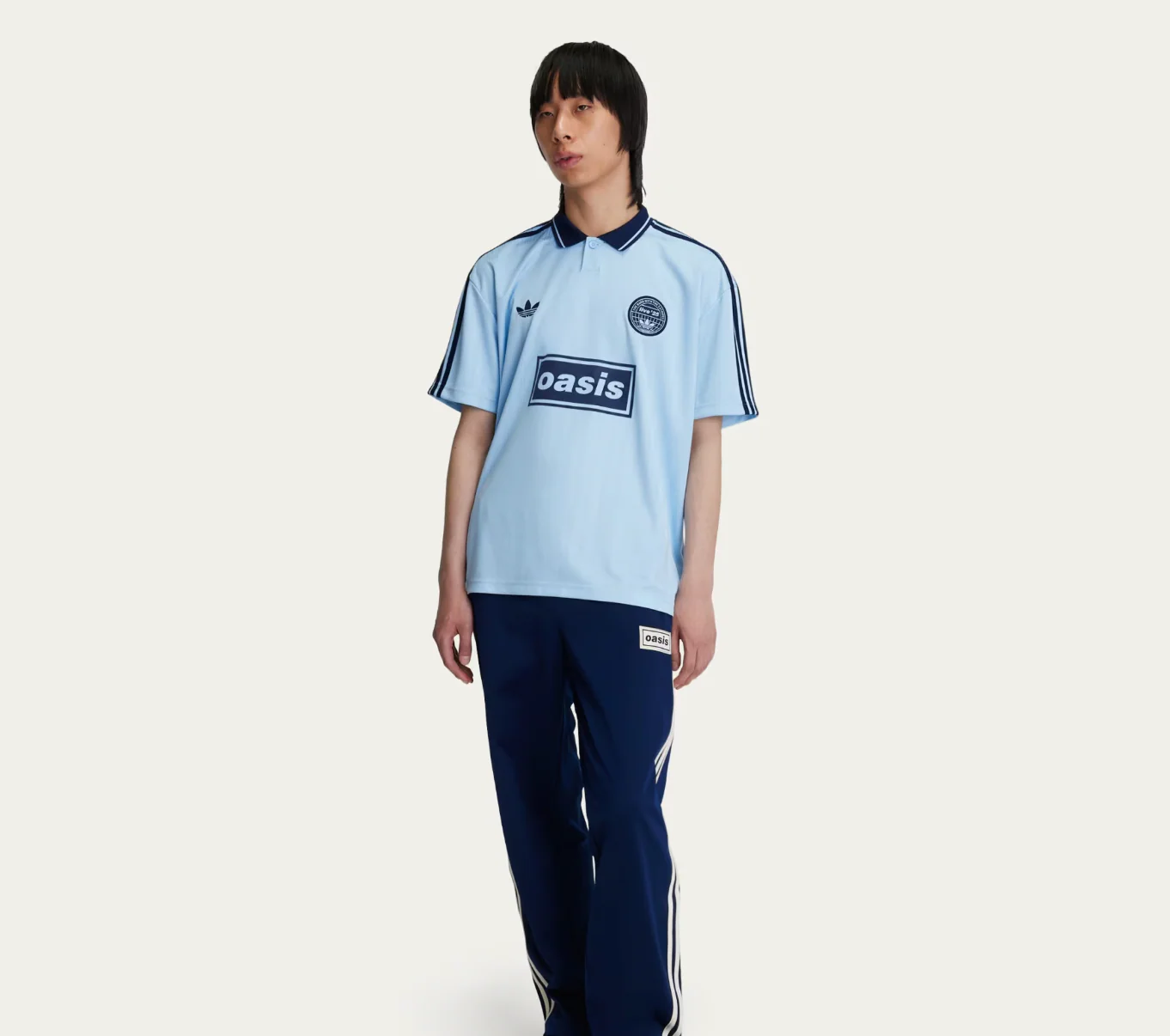 Oasis x Adidas Jersey Light Blue - Image 4
