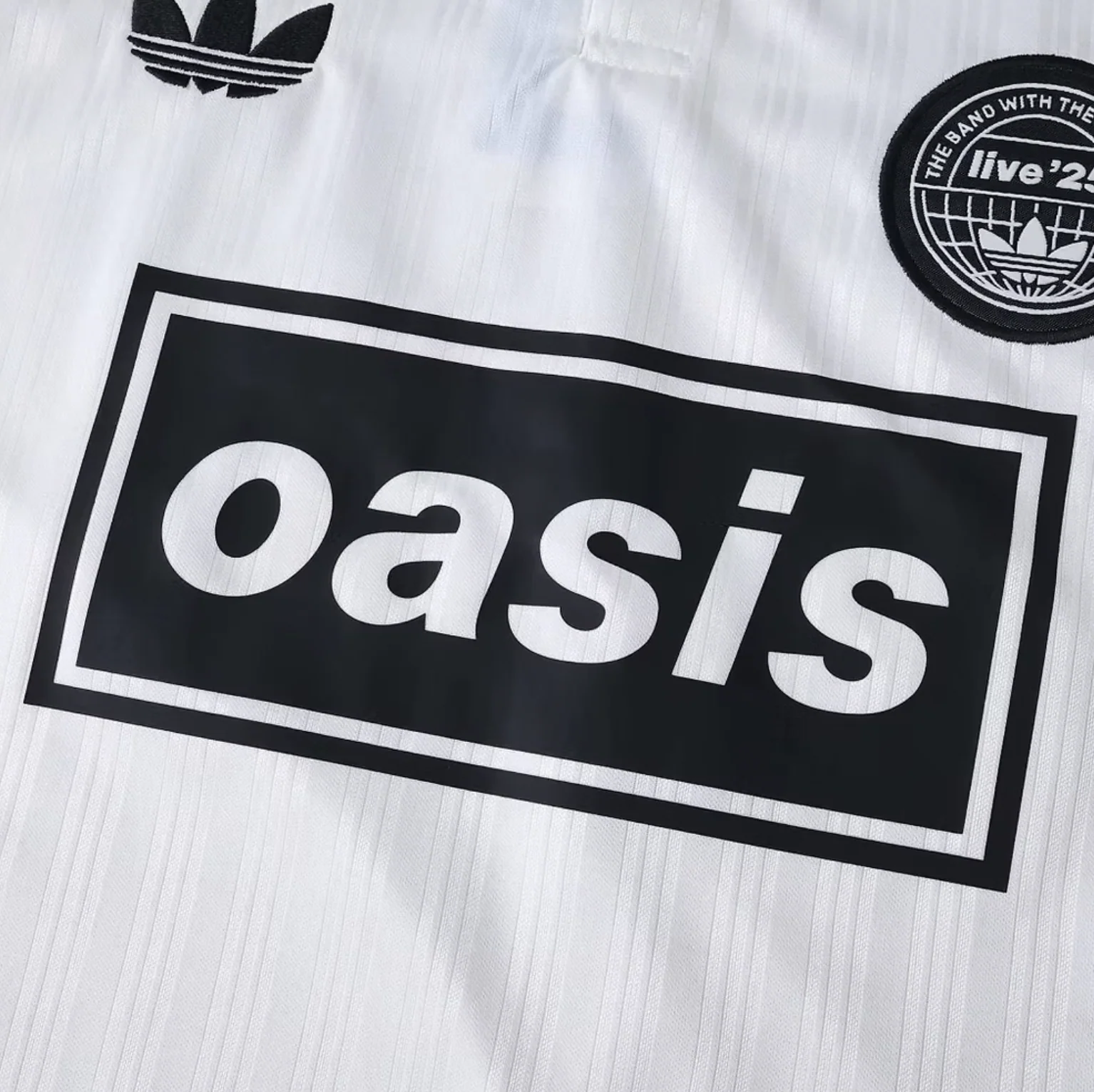 Oasis x Adidas Jersey White and black - Image 2