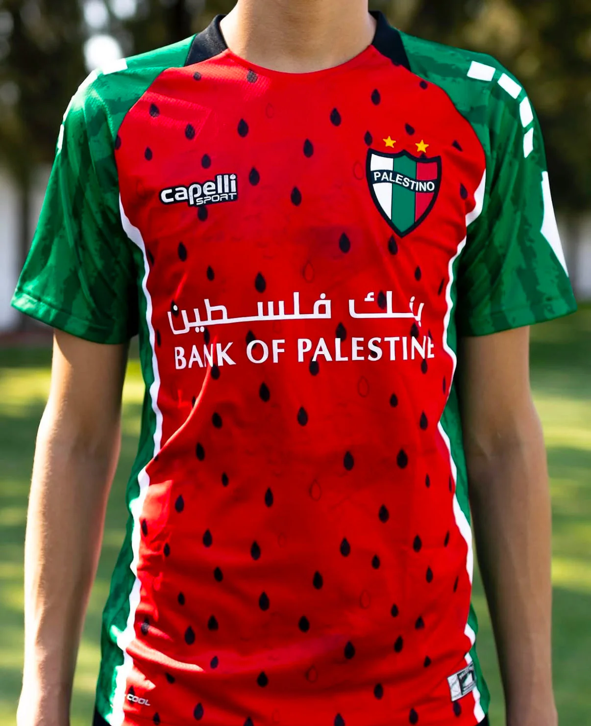 Palestine Watermelon Football Jersey Pelestino 2025/2026 - Image 3