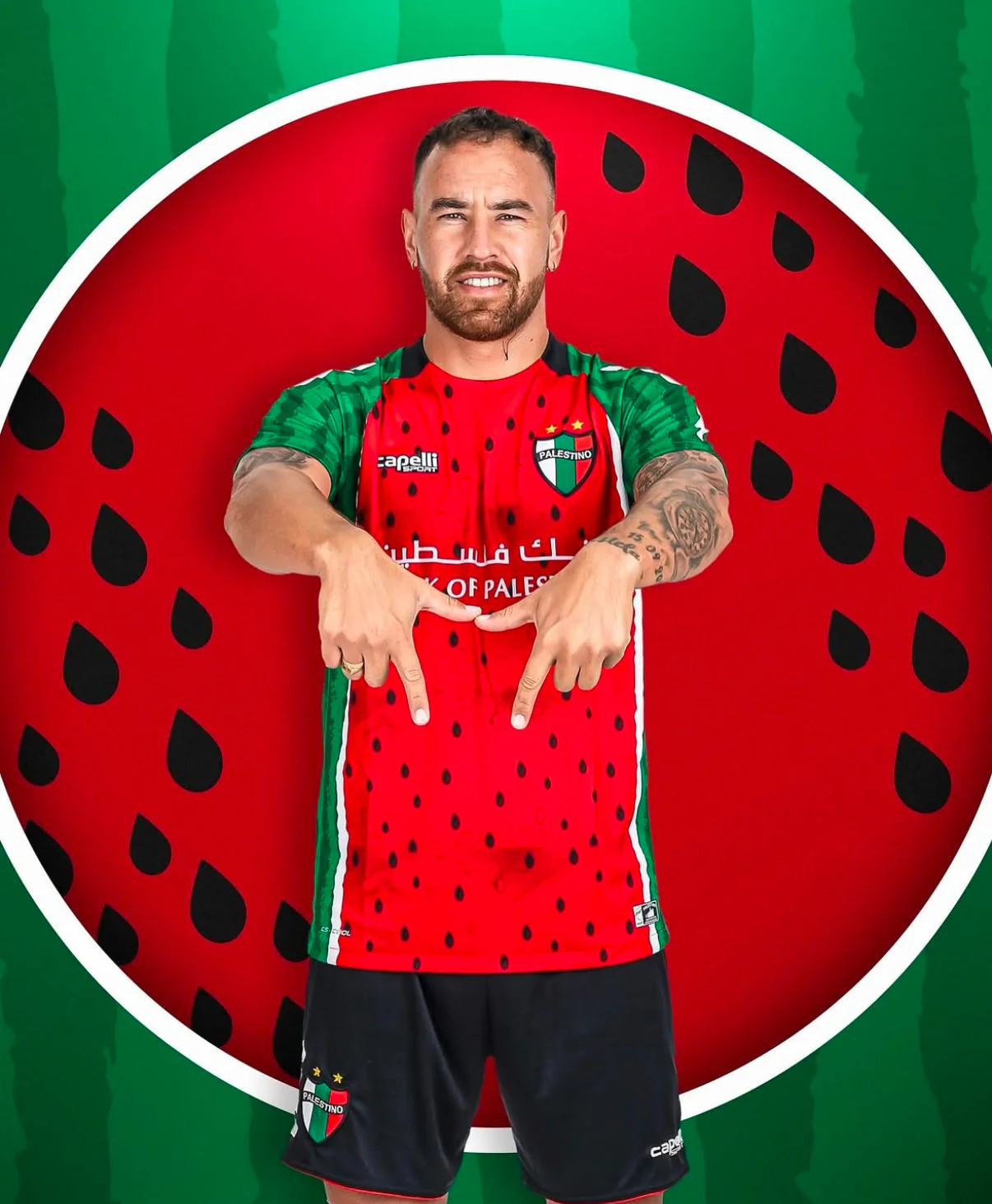 Palestine Watermelon Football Jersey Pelestino 2025/2026 - Image 6