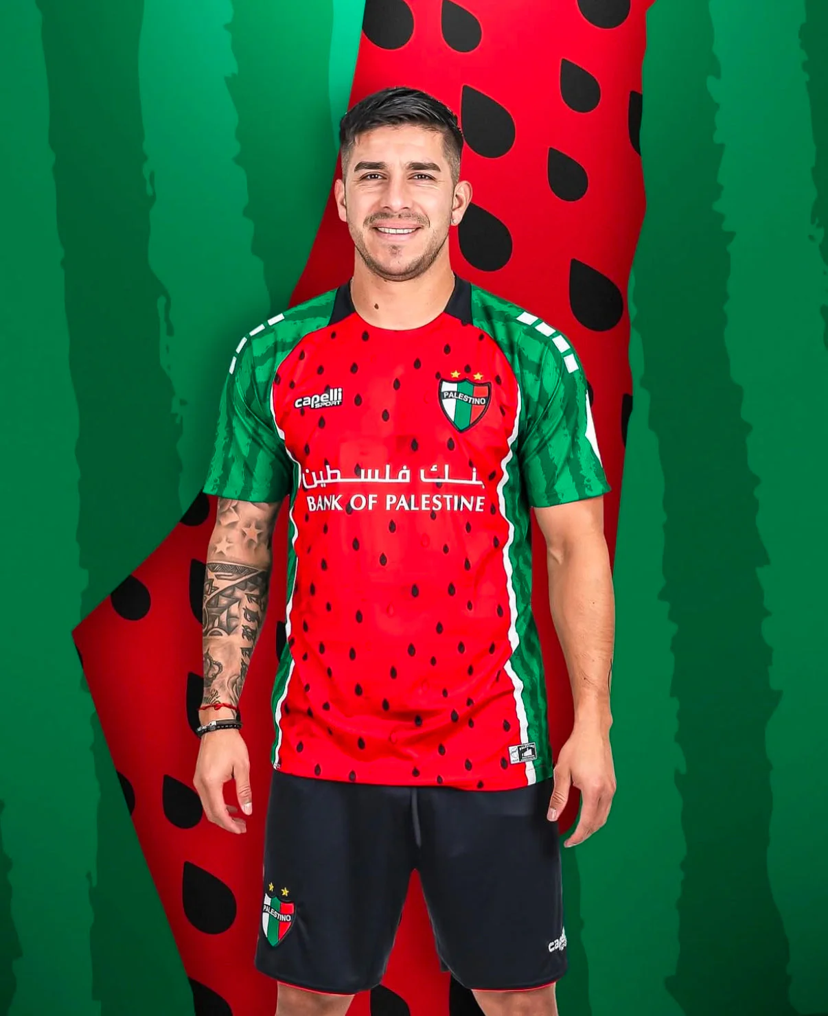 Palestine Watermelon Football Jersey Pelestino 2025/2026 - Image 9