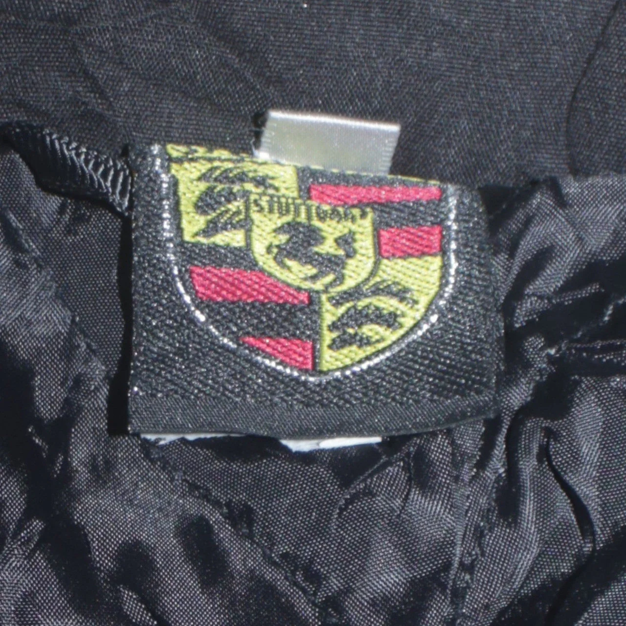 Porsche Black Nascar Jacket Men’s XLarge Embroidered Logos Zip Front Racing Outerwear - Image 7