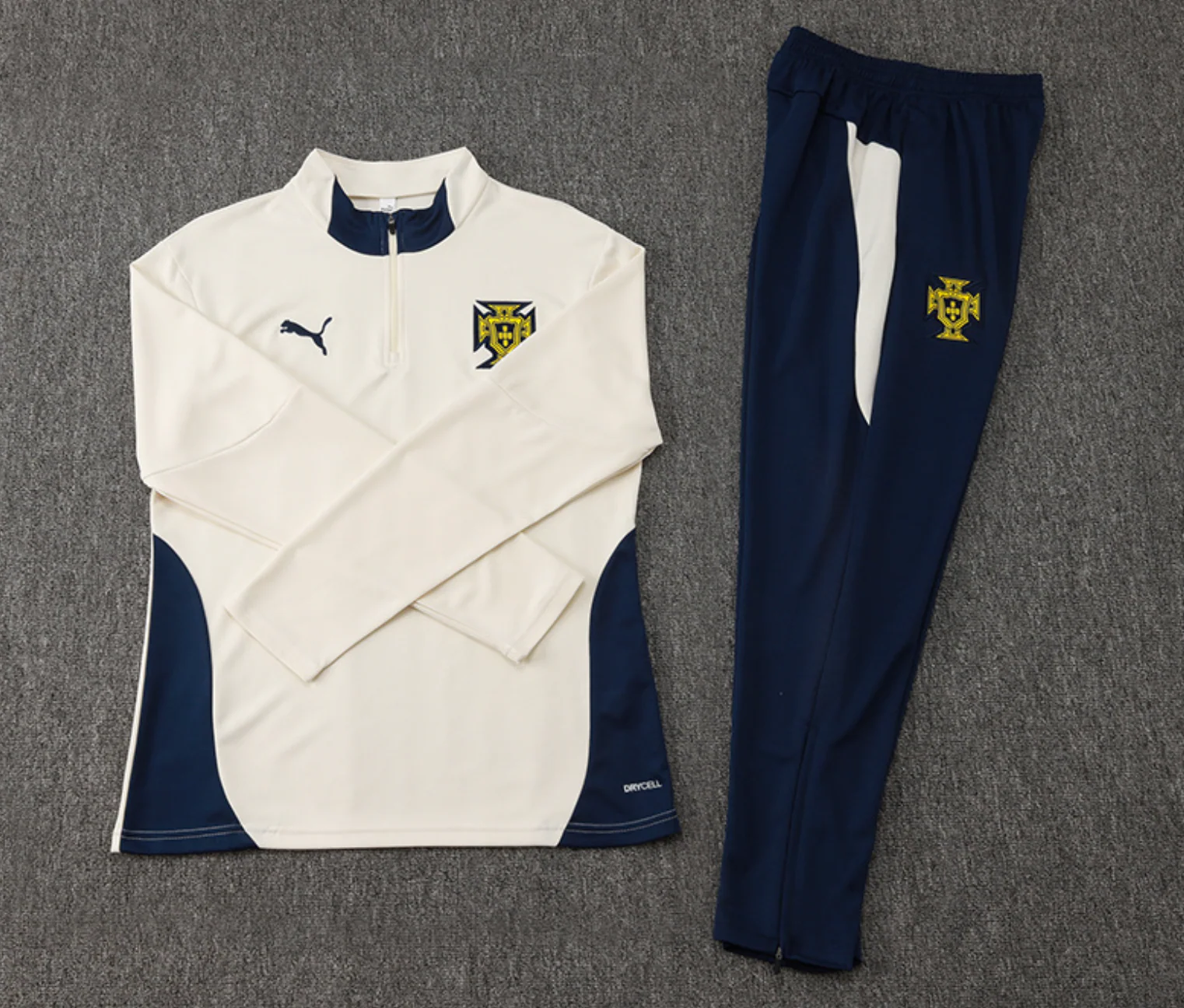 Portugal 2025/2026 White Tracksuit - Image 3