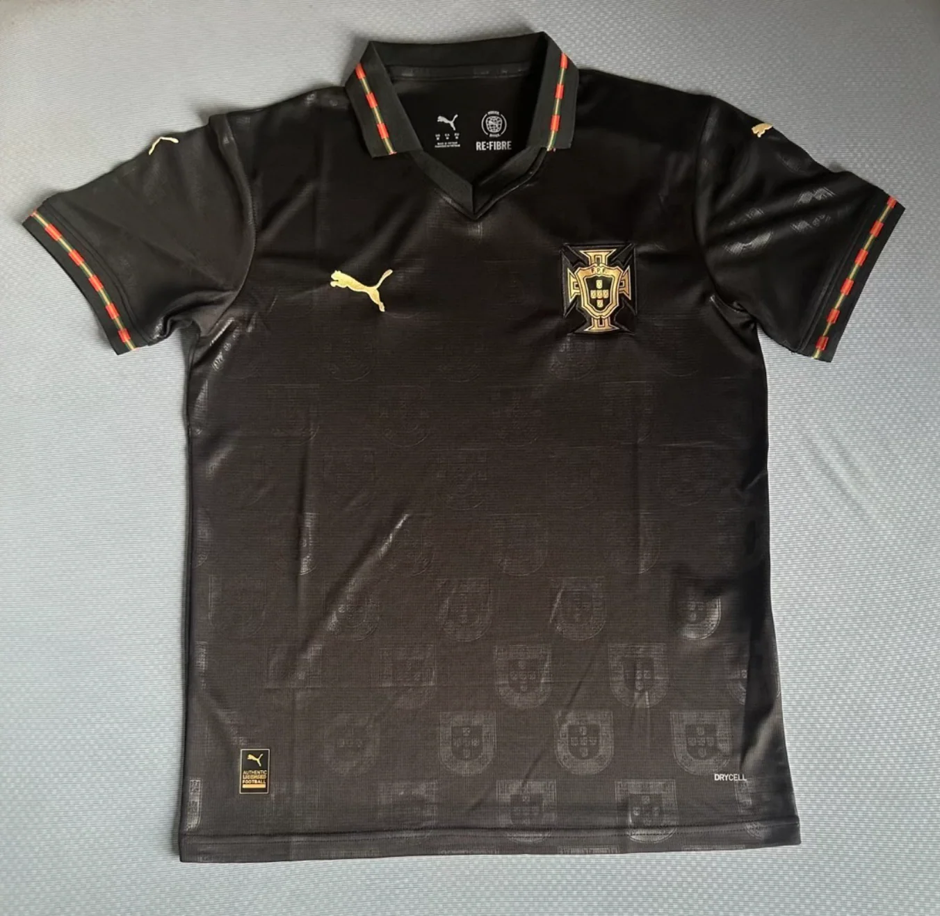 Portugal 2026 Special Edition Eusébio Kit – “Pantera Negra” (Black Jersey) - Image 2