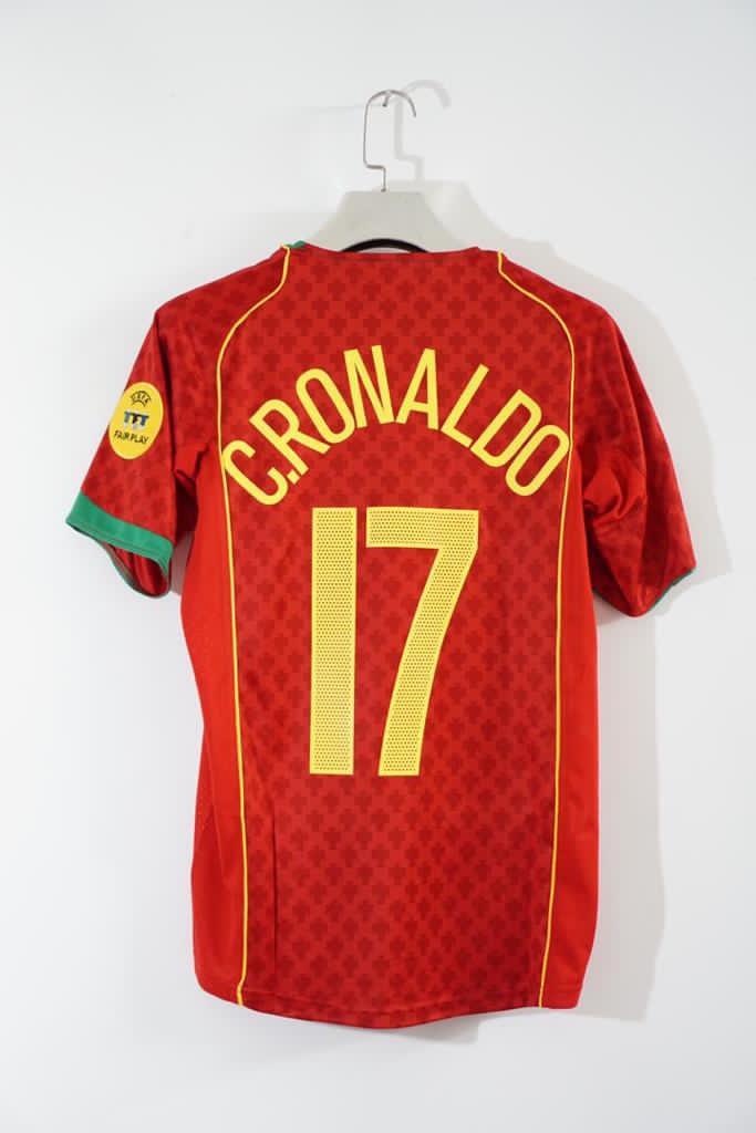 Portugal Retro 2004 Jersey – Classic Euro 2004 Kit - Image 3