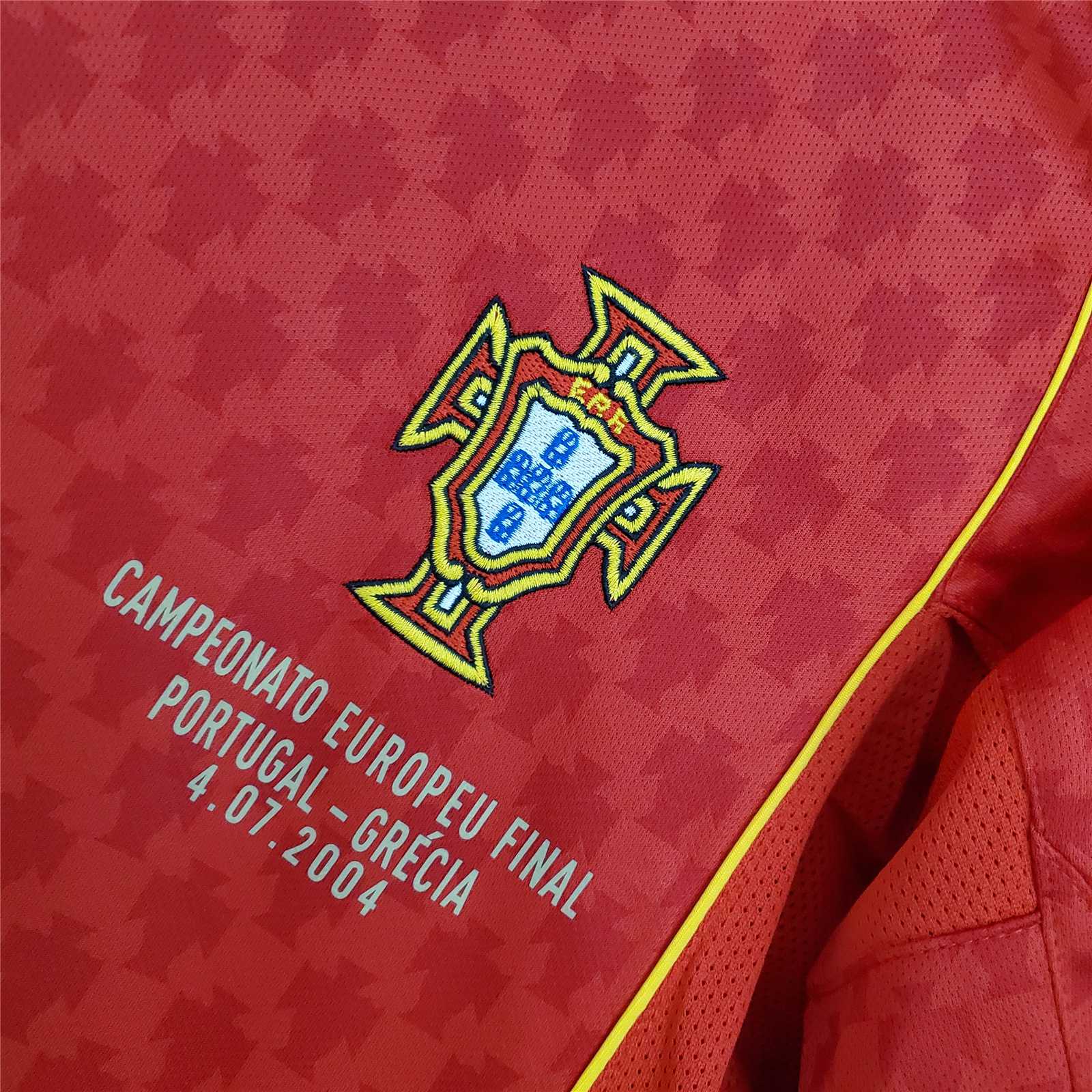 Portugal Retro 2004 Jersey – Classic Euro 2004 Kit - Image 5