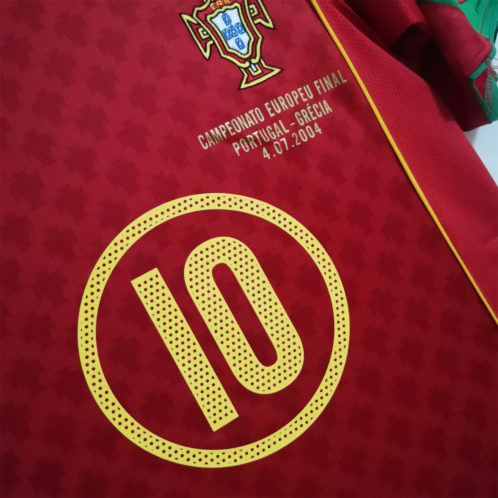 Portugal Retro 2004 Jersey – Classic Euro 2004 Kit - Image 6