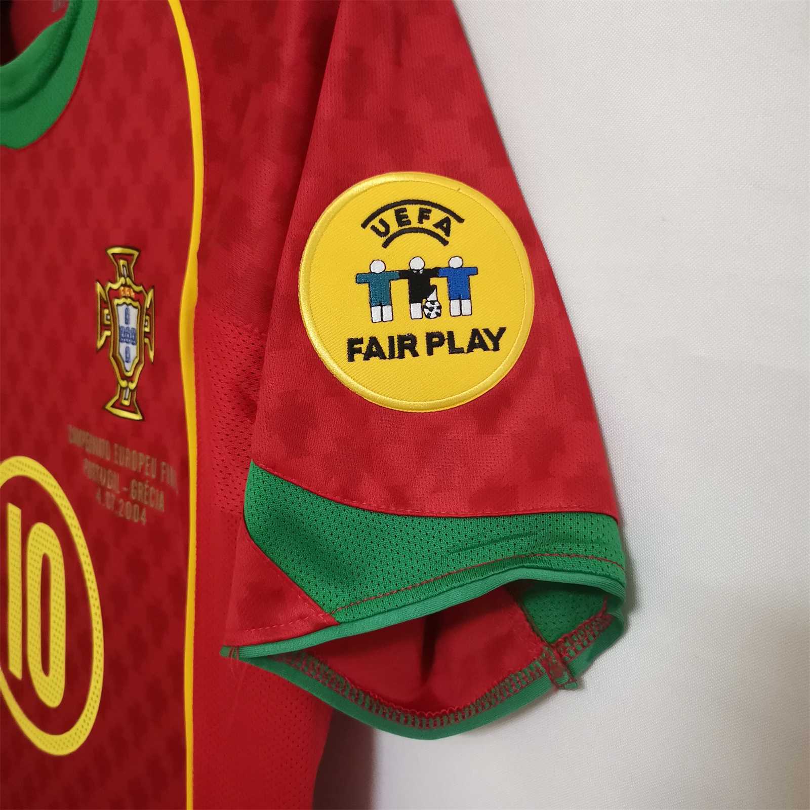 Portugal Retro 2004 Jersey – Classic Euro 2004 Kit - Image 7