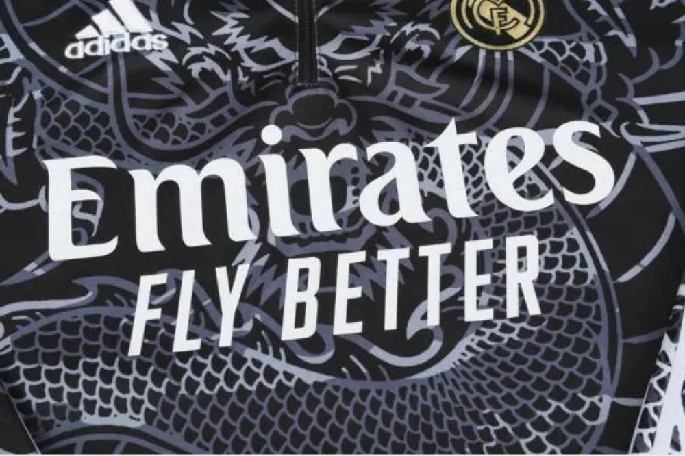 REAL MADRID BLACK DRAGON TRACKSUIT - Image 2