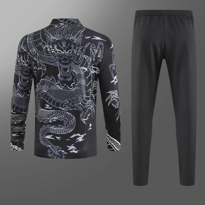Real Madrid black Tracksuit Dragon Special edition - Image 2