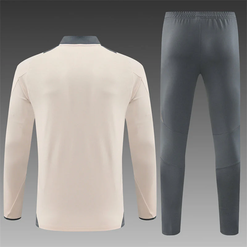 Real Madrid Tracksuit Cream - Image 2