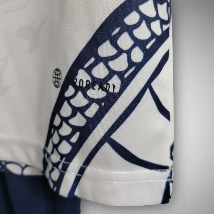Real Madrid white dragon kids jersey - Image 4