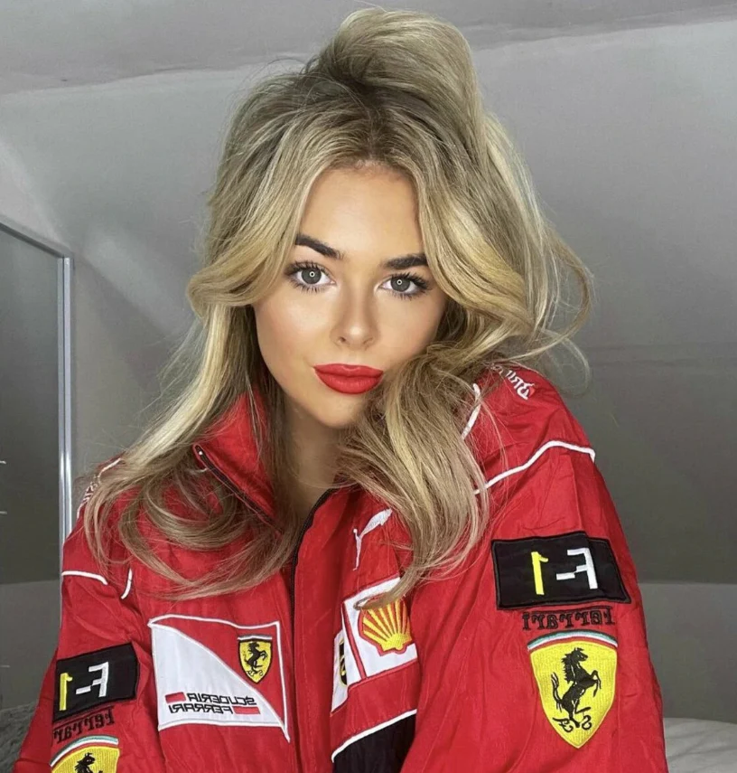 Rari F1 Racing Team Jacket – Red Scuderia Motorsport Zip-Up Coat - Image 8