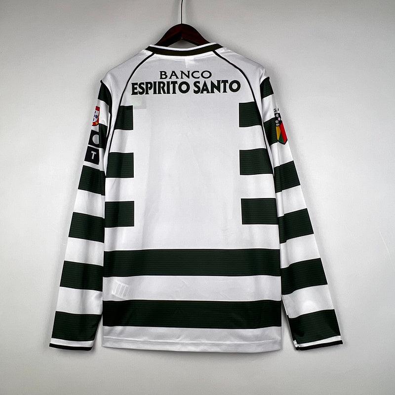 Sporting Lisbon 2001/2003 Long sleeves football shirt - Image 2