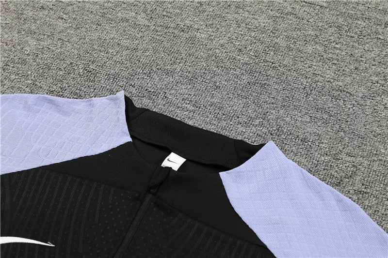Tottenham Black Tracksuit - Image 3