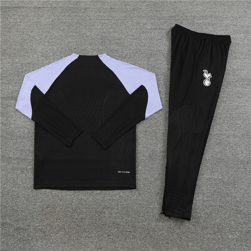 Tottenham Black Tracksuit - Image 6