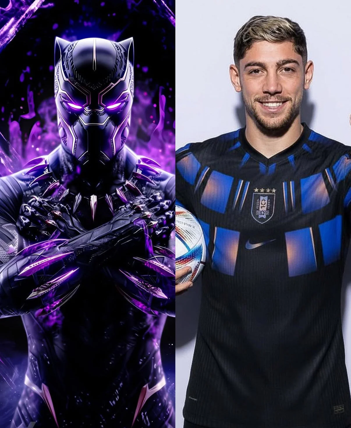 Uruguay World Cup jersey 2026 away Black Panther edition - Image 6