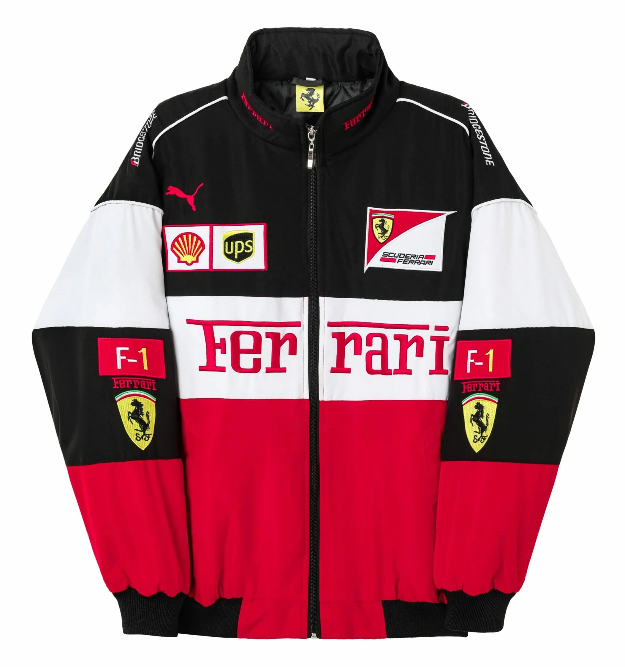 Rari F1 Racing Team Jacket – Scuderia Motorsports Zip-Up Coat - Image 2