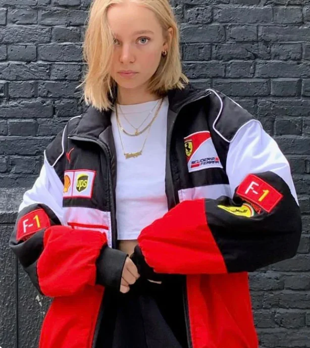 Rari F1 Racing Team Jacket – Scuderia Motorsports Zip-Up Coat - Image 9
